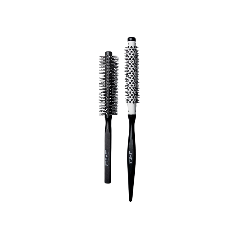 Wooden Round Brush Set