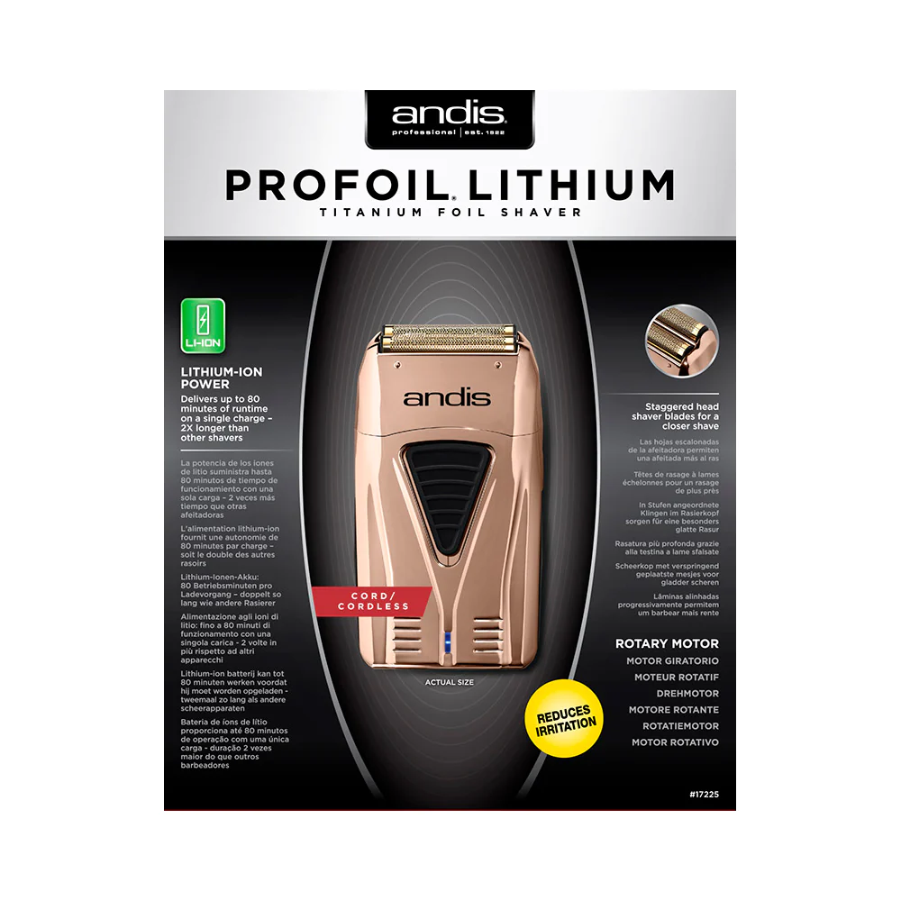 Afeitadora Shaver Copper Pro Foil - Imagen 4