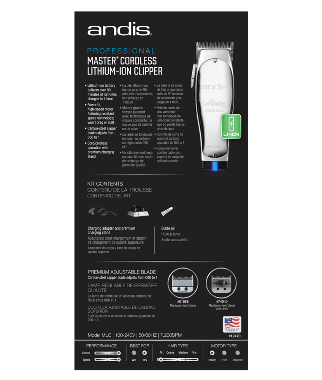 Master cordless Lithium-ion Clipper - Imagen 7