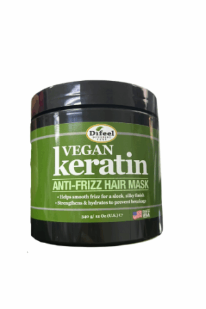 Vegan Keratin Anti Frizz Hair Mask 340gr