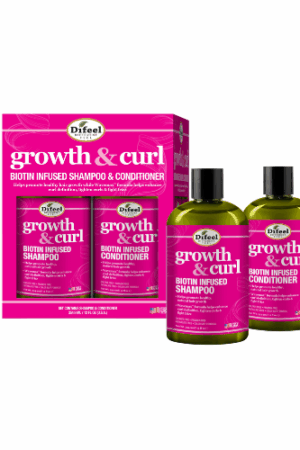 Growth & curl Shampoo Conditioner 12z pack2
